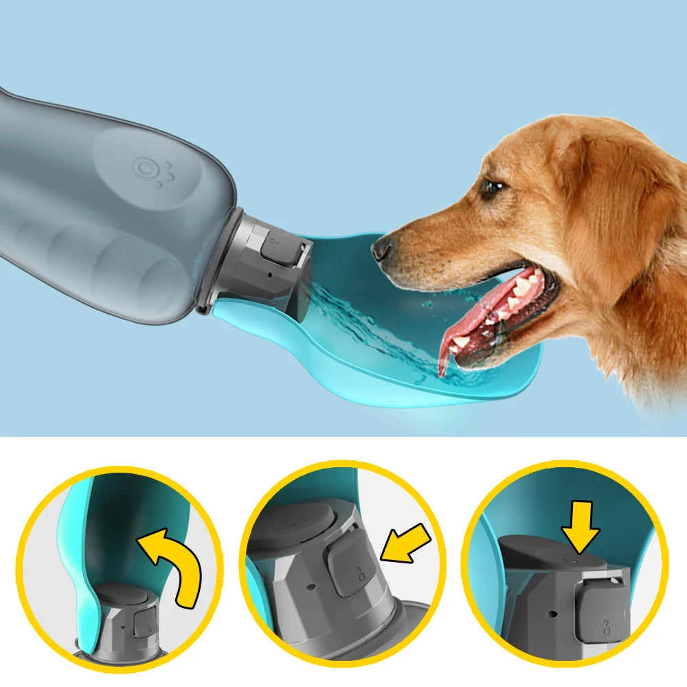 Portable Dog Water Bottle for Small Large Dogs Outdoor Walking Puppy Drinking Bowl Cat Drinker Labrodor Yorkshire Pet Supplies